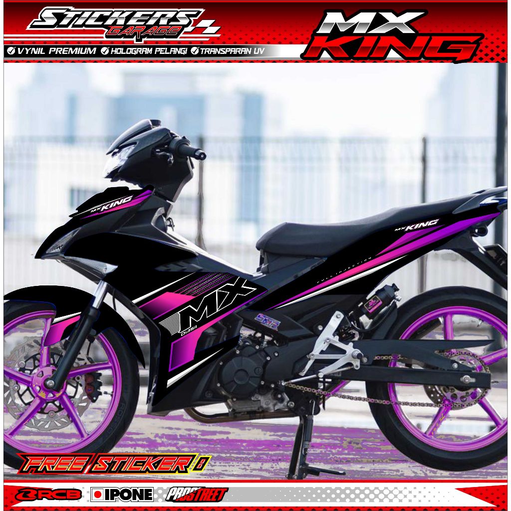 STRIPING VARIASI YAMAHA JUPITER MX KING / STICKER LIST MOTOR JUPITER MX KING