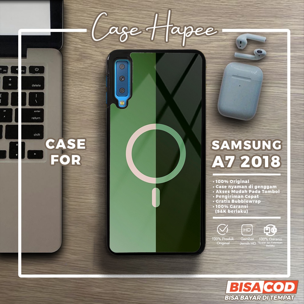 Case Samsung A7 2018 Casing Samsung A7 2018 [MAGS] Casehapee Case Glossy Case Aesthetic Custom Case 