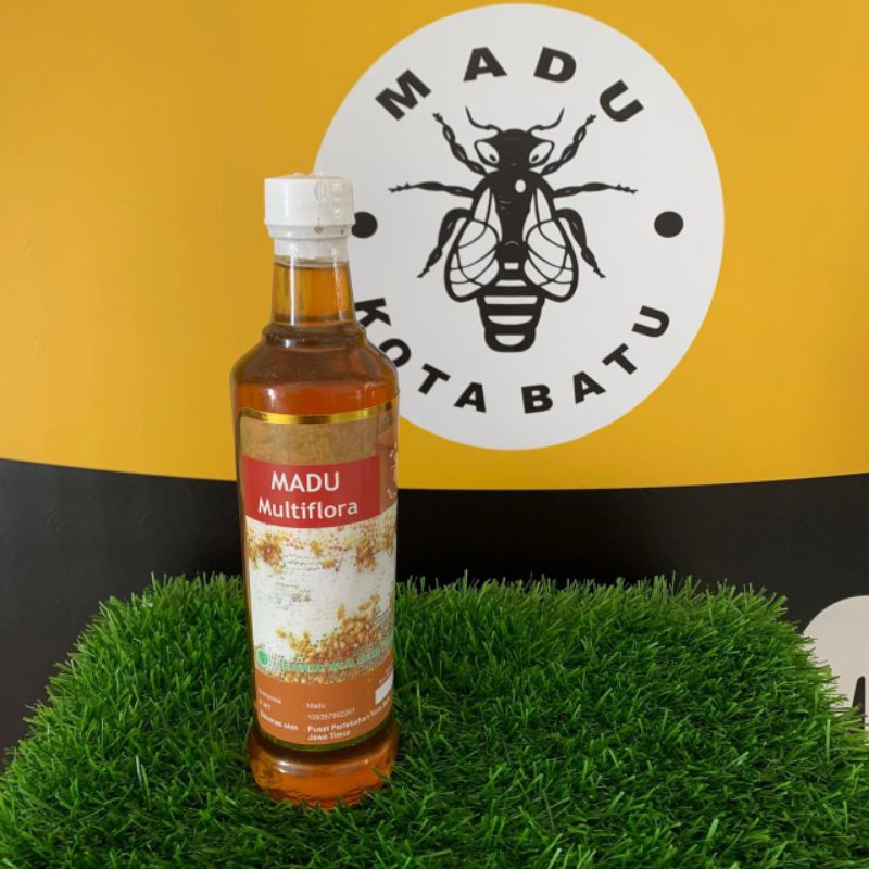

Madu Asli Murni 4 Nektar Madu Multiflora Botol Kaca 450 g