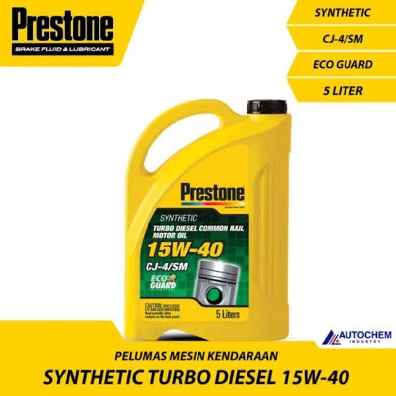 Oli Prestone Diesel 15w40 5 liter