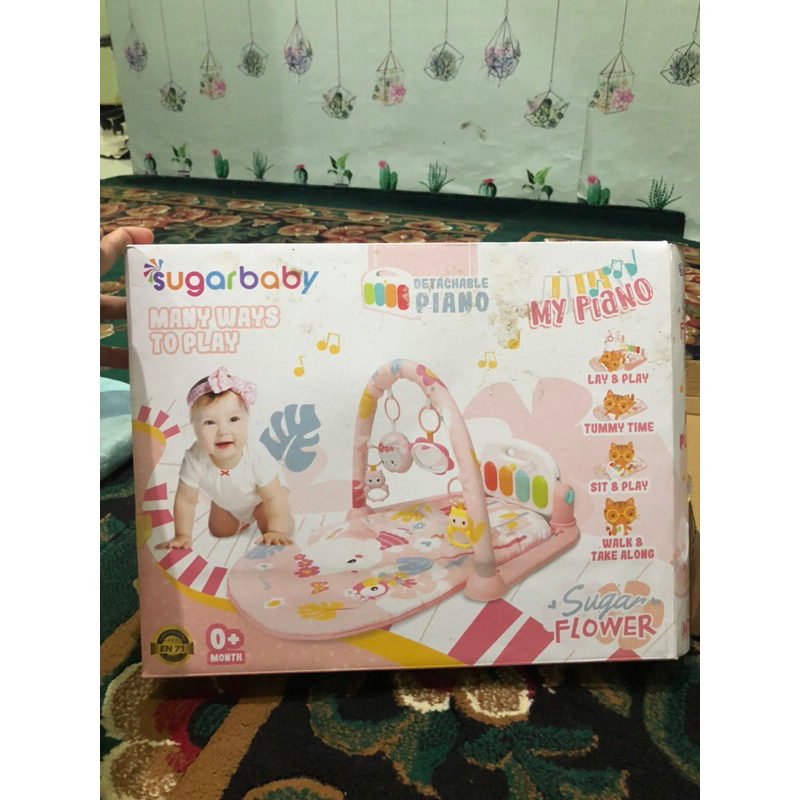 My Piano Playmat Baby Gym SugarBaby Preloved