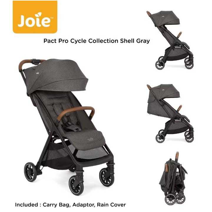 Stroller Joie Meet Pact Pro Kereta Dorong Bayi / Pact Pro Shell Gray Grey