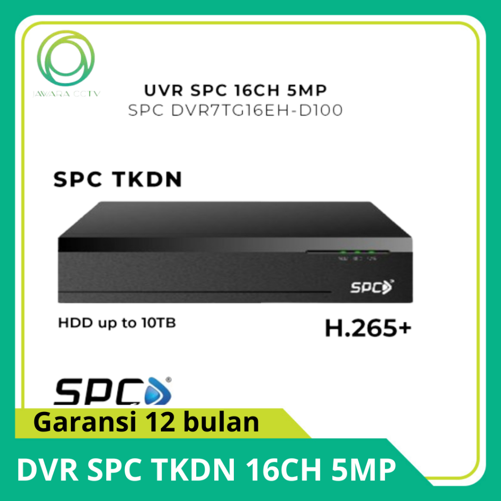 UVR SPC 16CH 5MP / SPC DVR7TG16EH-D100