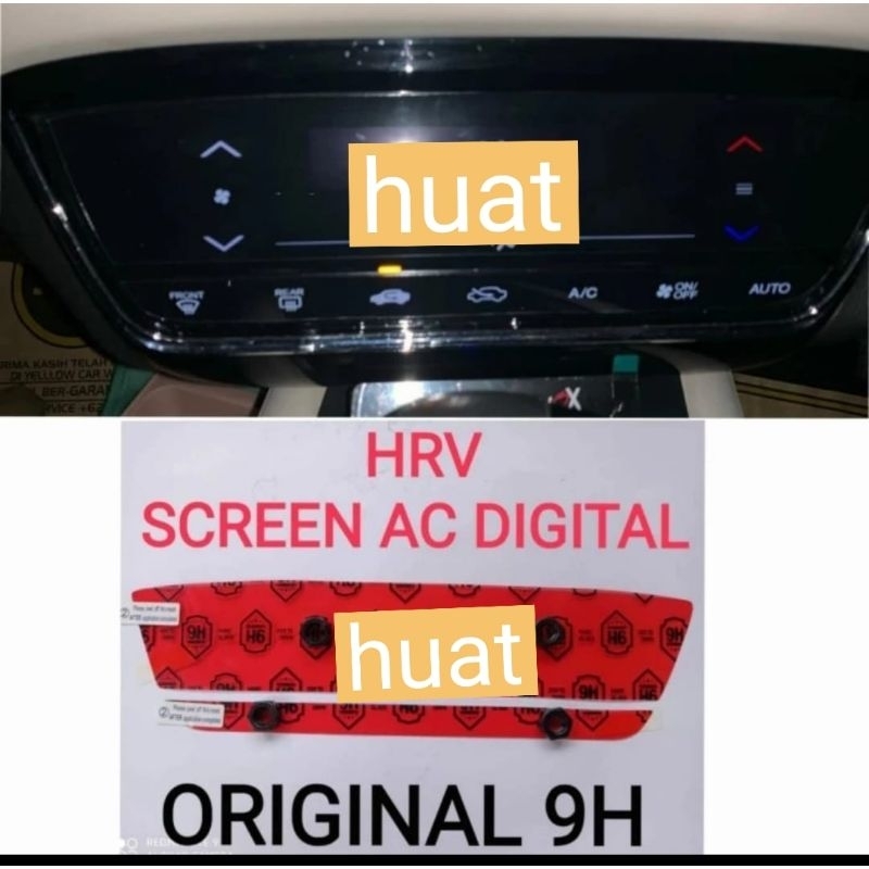 anti gores premium HRV layar screen AC digital