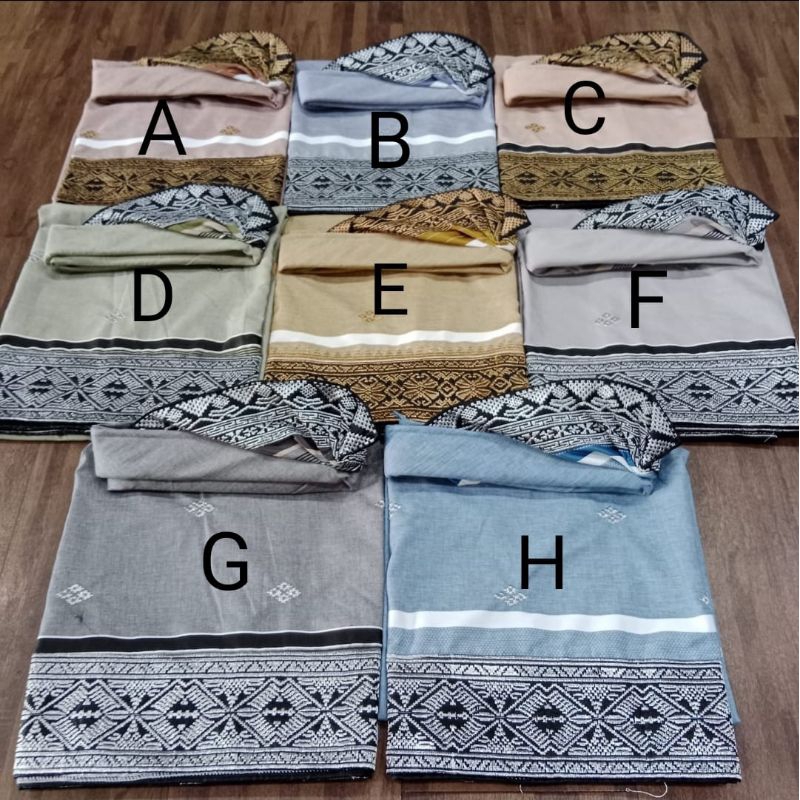 Pakaian Adat Bali Saput Udeng Songket Bordir