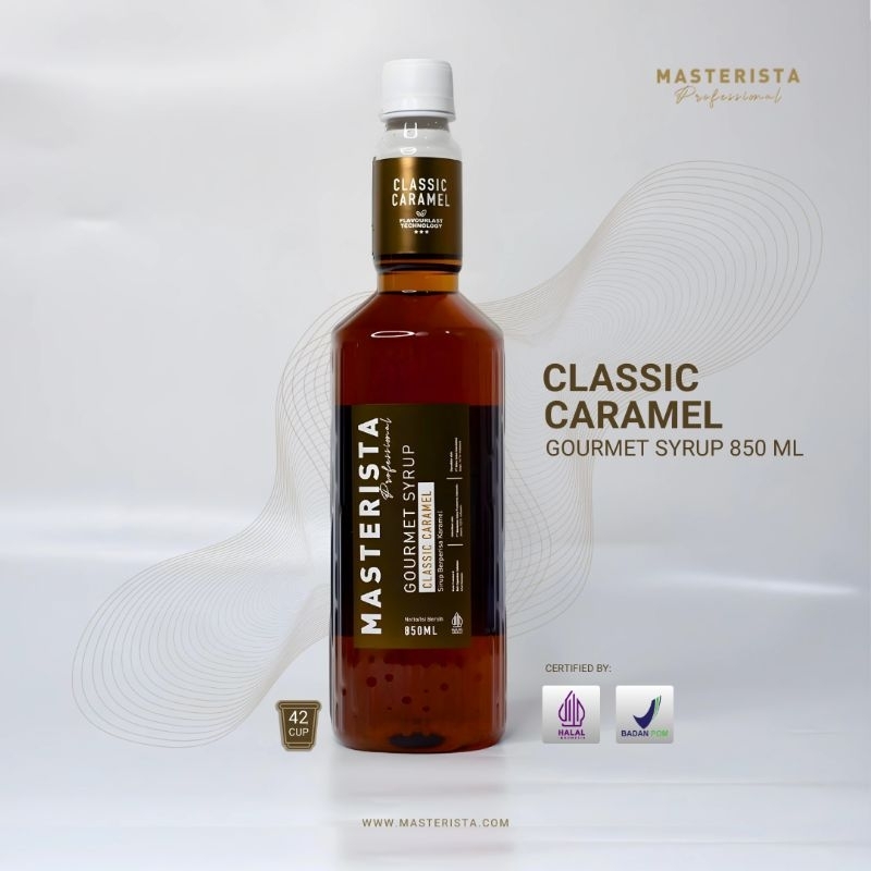 

Masterista Classic Caramel Gourmet Syrup 850 ML