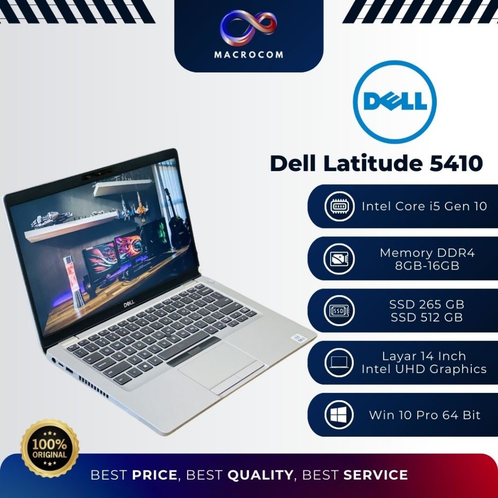 DELL LATITUDE 5410 INTEL CORE I5 GEN 10