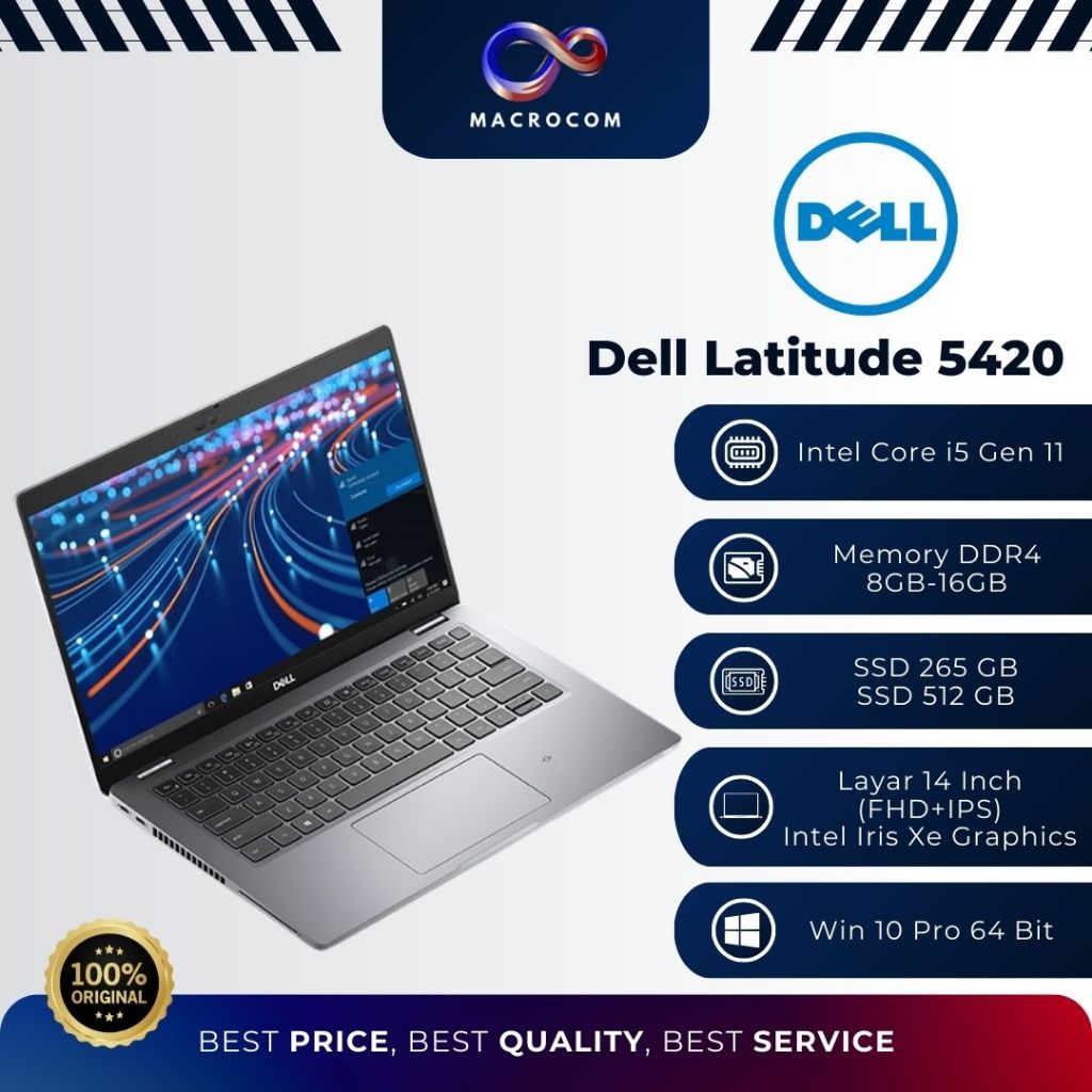 DELL LATITUDE 5420 INTEL CORE I5 / I7 GEN 11