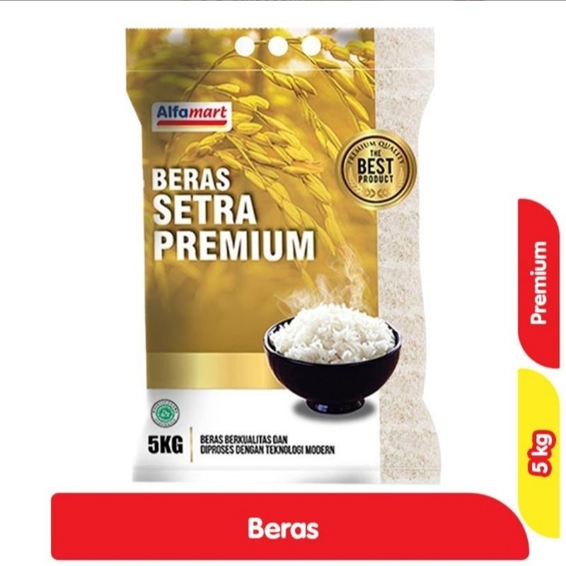 

Alfamart Beras Setra Premium 5kg GRATIS ONGKIR!!