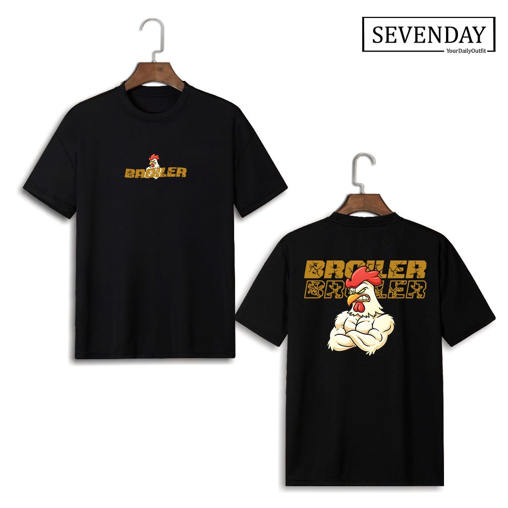 Tshirt Ayam Broiler - Kaos  Ayam Broiler - Kaos distro - Kaos Kata Kata - Tshirt (COD)