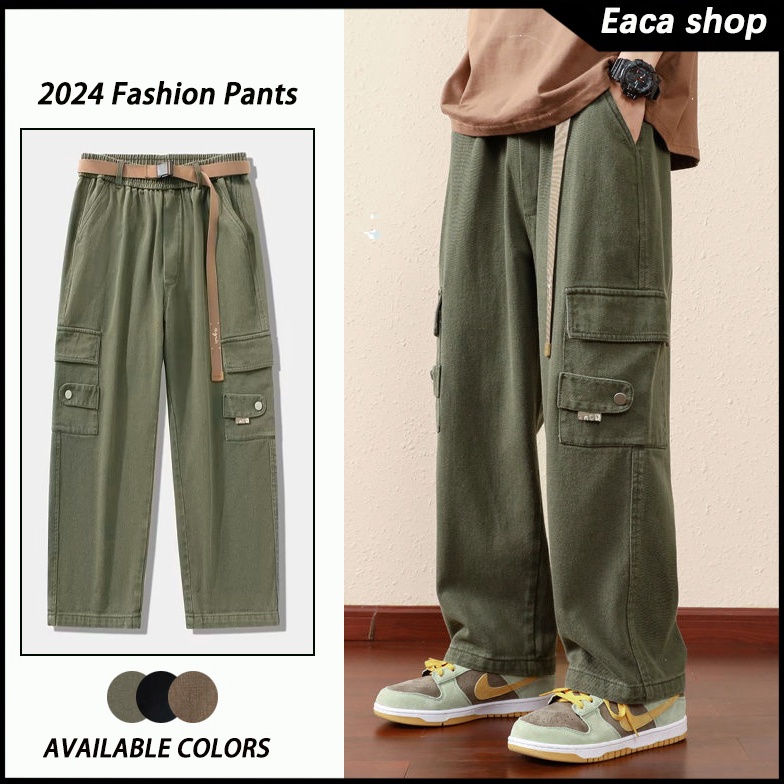 KODE N35J Cargo pants pria celana cargo panjang priabaggy pants jumbo Celana Kasual gaya cargo korea