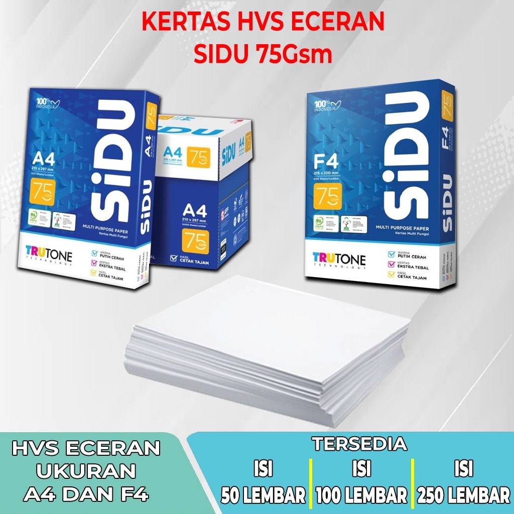 

HVS F4 isi 100 lembar (Ecer isi 100 lembar )