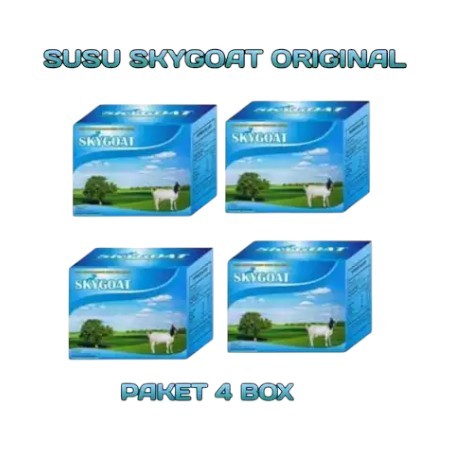 

Paket 4 Skygoat | Sky Goat Susu Kambing Etawa Bubuk | Paket Hemat Susu Skygoat