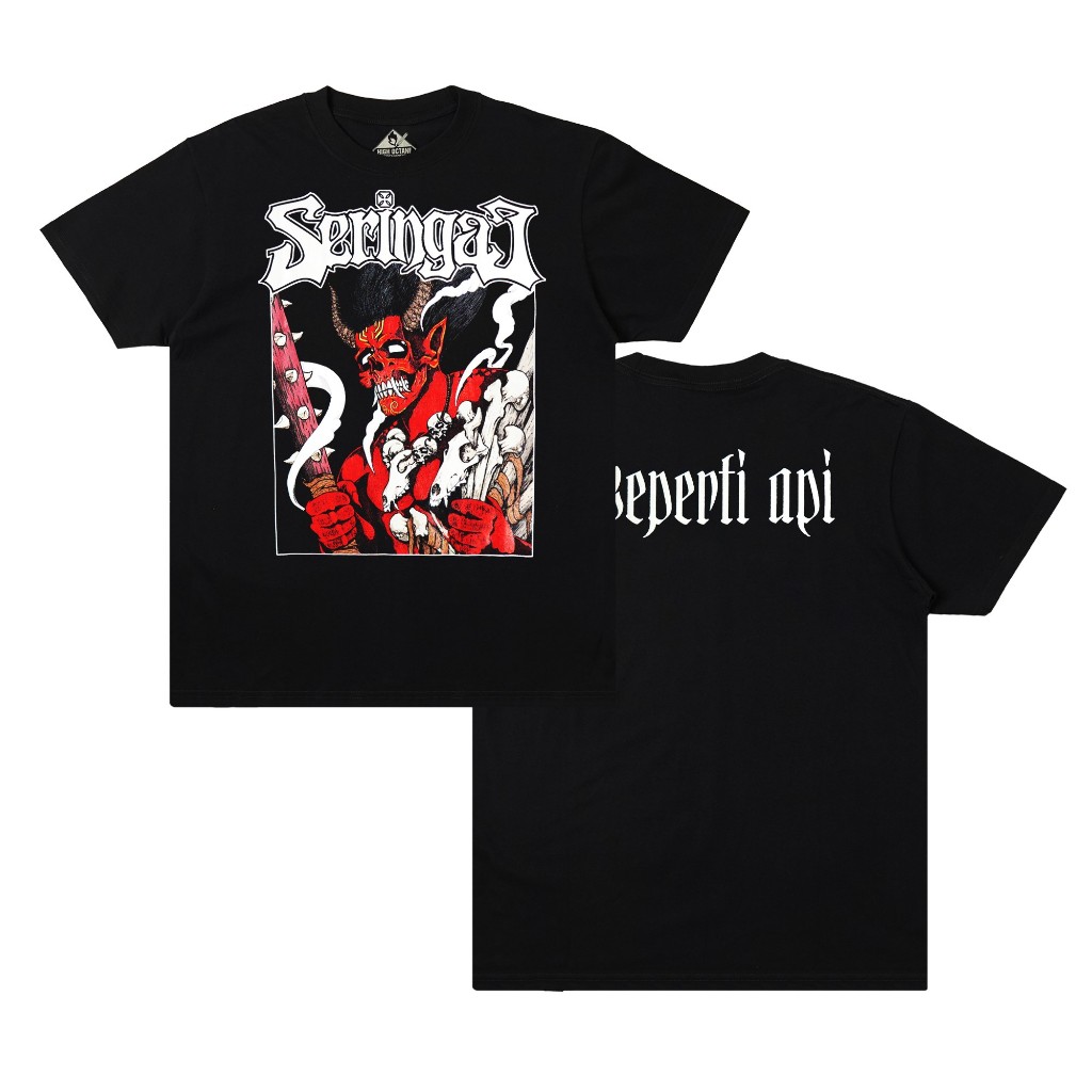 Seringai - Seperti Api Tshirt - Black