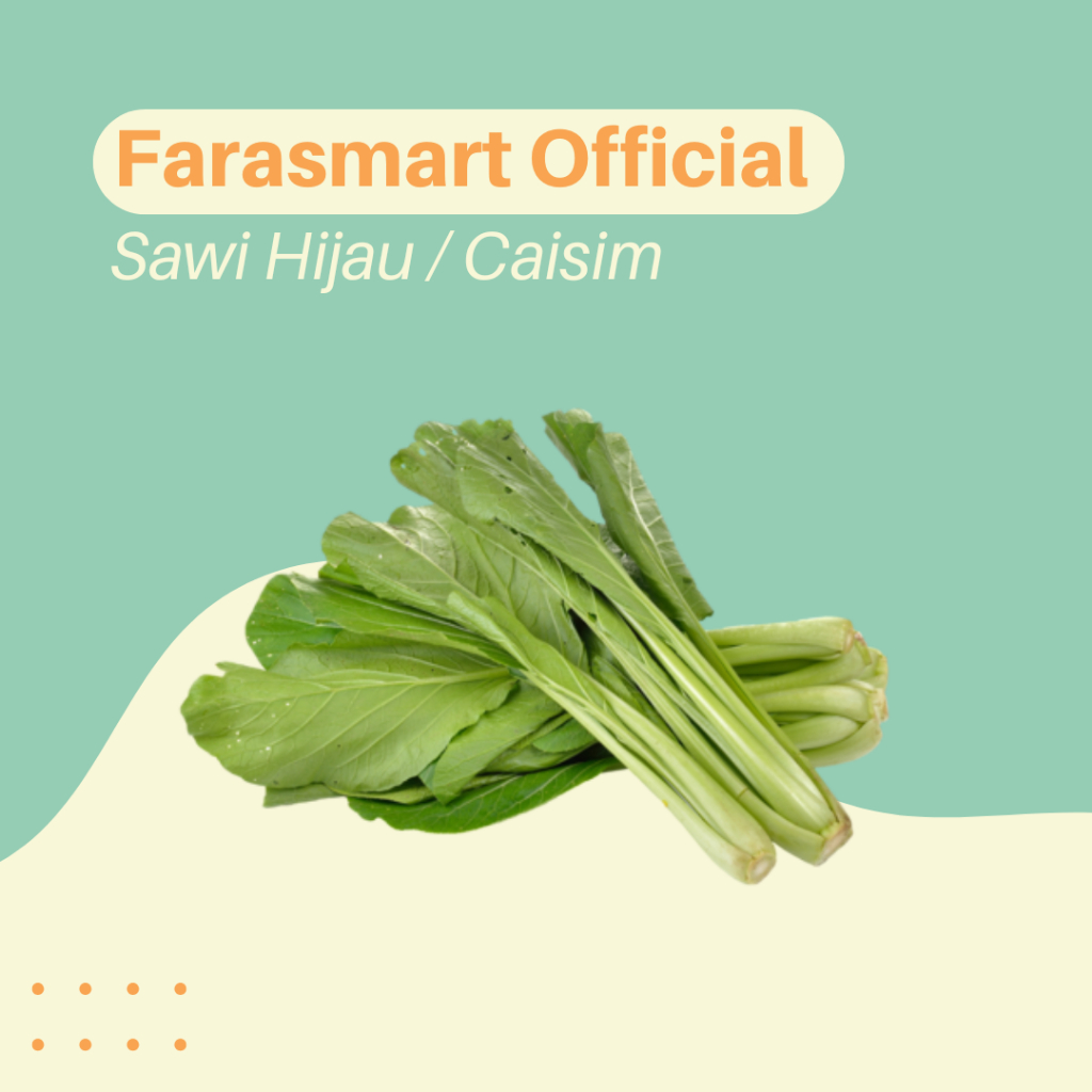 

Sawi Hijau / Caisim Fresh 250gr [ Instant/Sameday ]