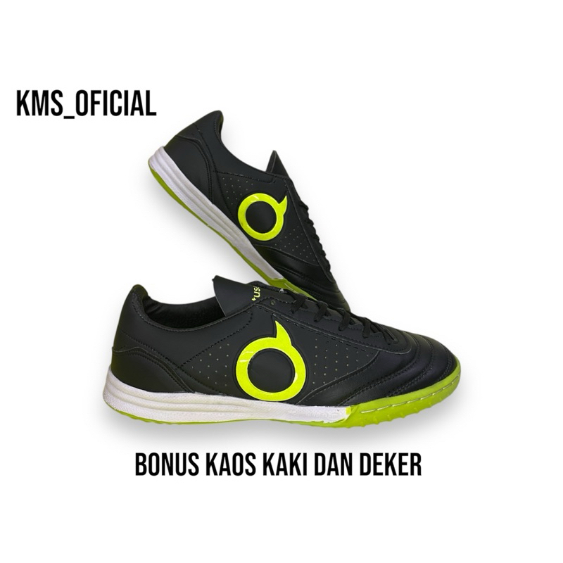 sepatu futsal dewasa catingan terbaru - sepatu ortuseight hitam hijau tosca