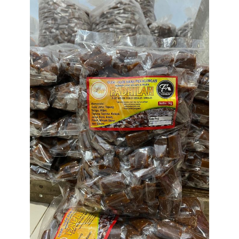 Amira Plastic Permen Jahe Kelapa Wijen Fadhilah Pekalongan 1Kg
