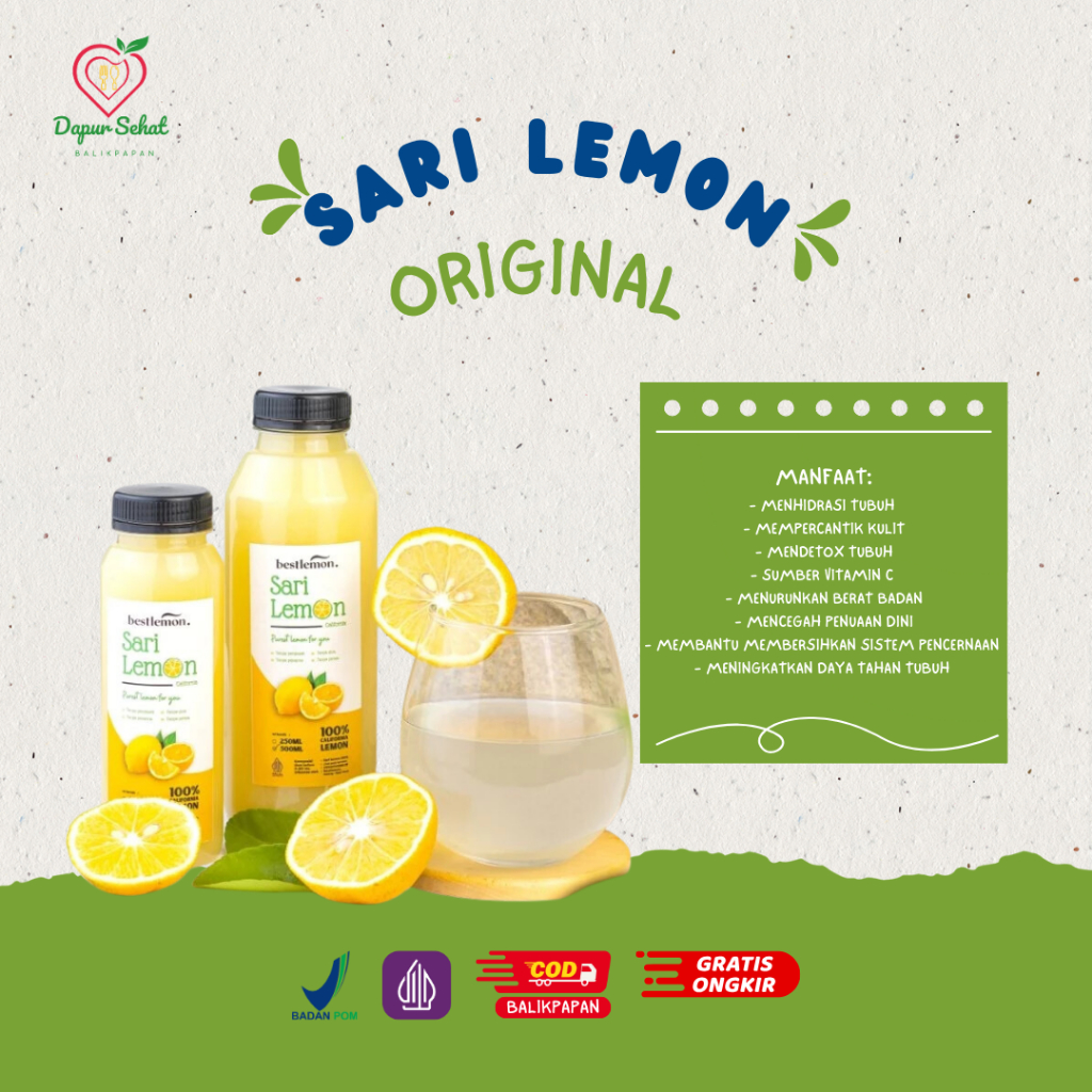 

Besthoney - Sari Lemon Asli Murni - Detox & Diet - Sari Lemon Diet Sehat - COD Balikpapan