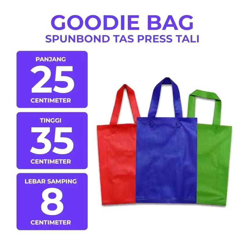 

Spunbond Bag 25x35 / 65gsm / harga satuan