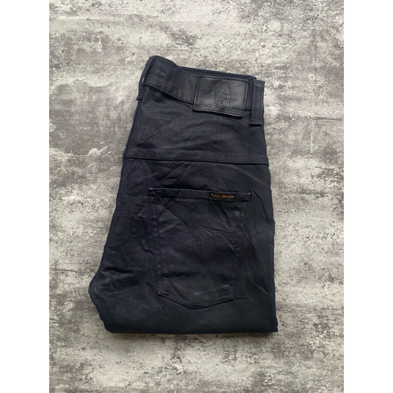 Nudie jeans black 2 black coated