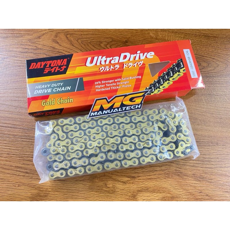 Rante Rantai Daytona Japan 428 124L Gold Chain