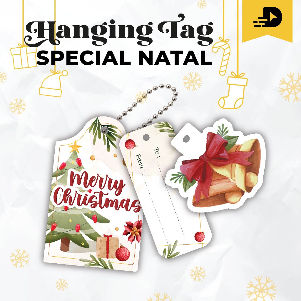 

Dadicepet Hang Tag 3 in 1 Natal