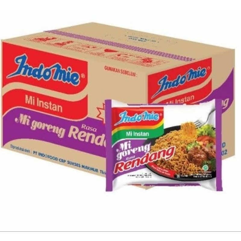 

Indomie mi instan goreng rendang 1 dus