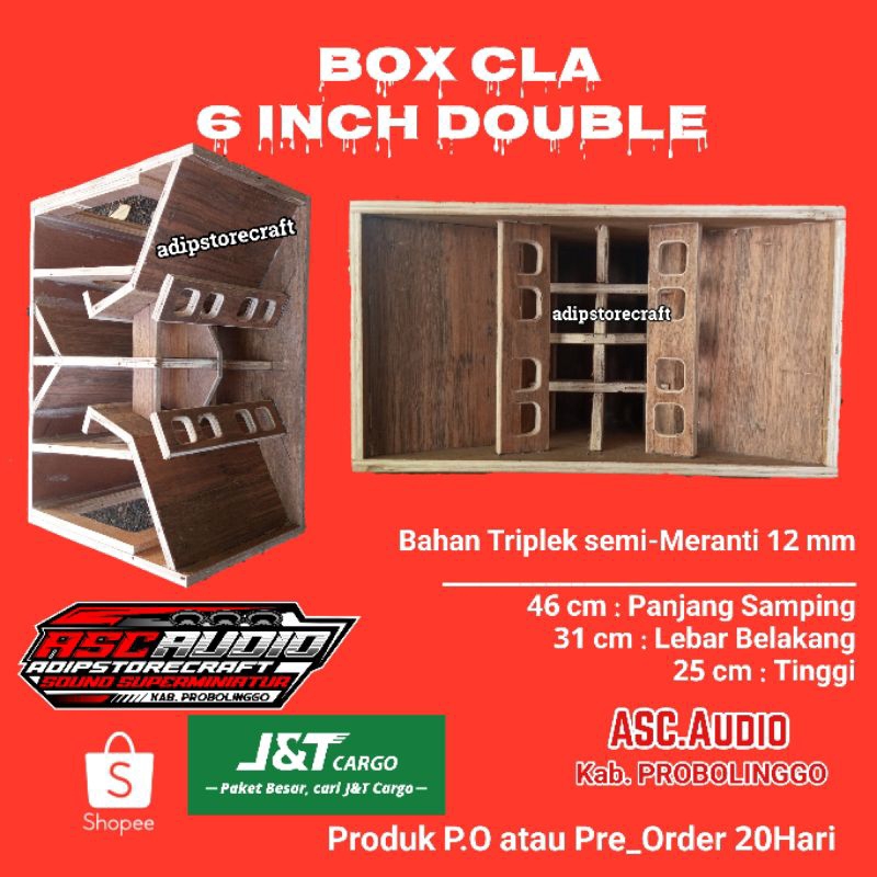 Box CLA 6 inch Double