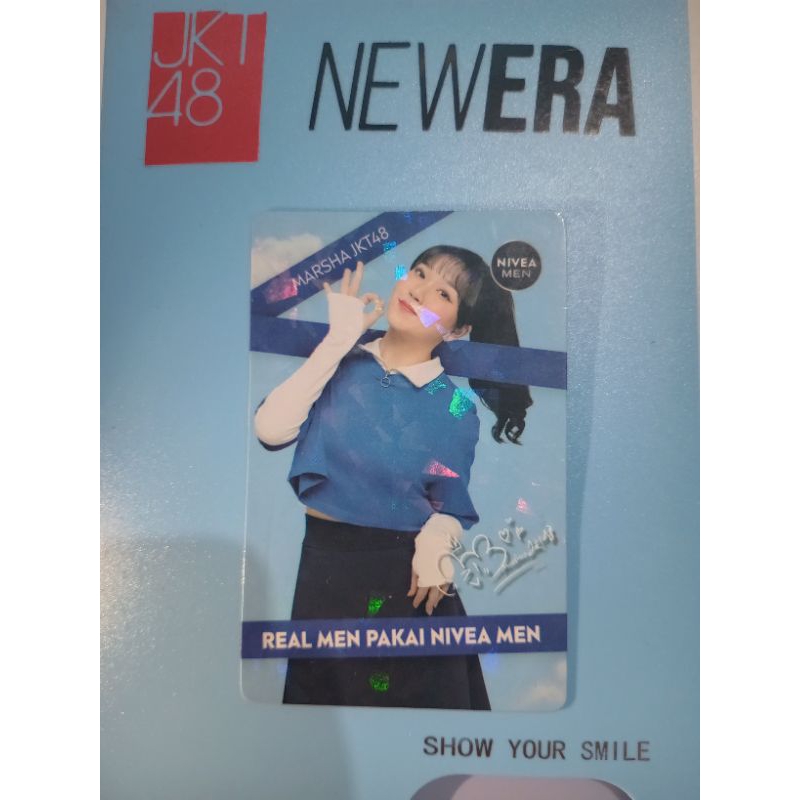 PHOTOCARD JKT48 MARSHA (NIVEA MEN) - OFFICIAL