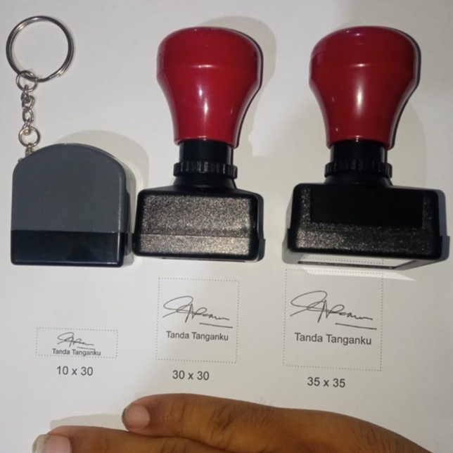 

Stempel Tanda Tangan / Paraf / Stempel TTD