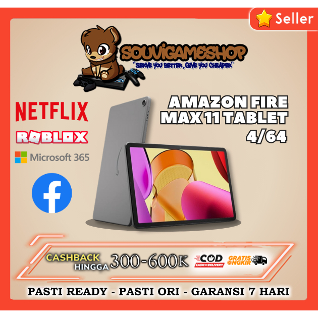 PROMO Amazon Fire Max 11 Tablet vivid 11" display octa-core 4GB RAM 64GB