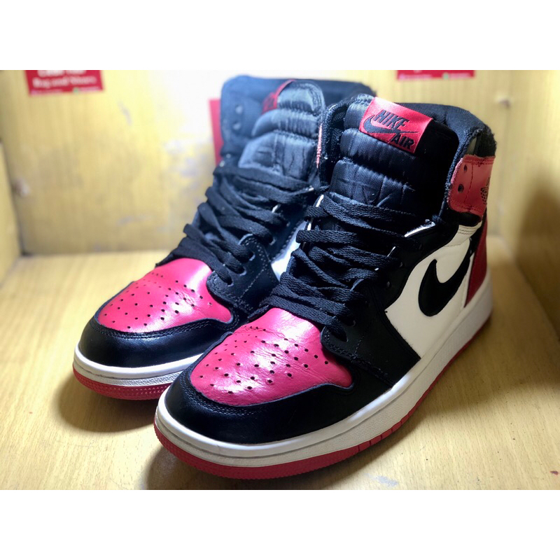Nike Air Jordan 1 Retro High Bred Toe ( Second )