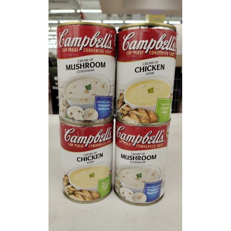 

BUY 1 GET 1 Campbell's Cream of Mushroom Cendawan & Chicken 305 GR