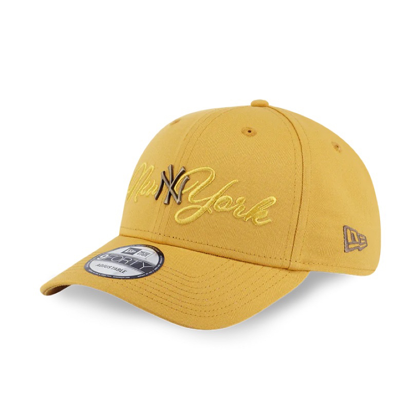 TOPI NEWERA NEW YORK YANKEES MLB METAL CREST YELLOW MUSTARD 9FORTY CAP