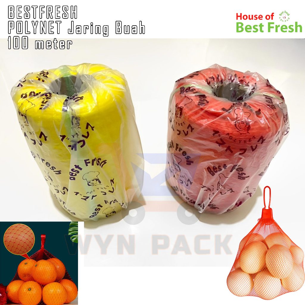 BESTFRESH POLYNET ROLL 100 METER | JARING BUAH - Polynet Roll Kecil