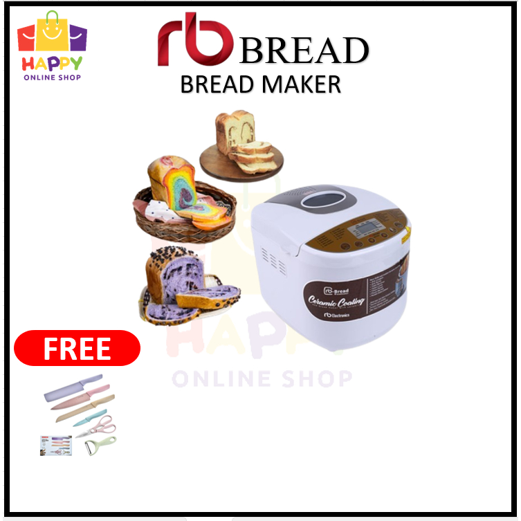RE BREAD Gold Ceramic RB250 C Alat Pembuat Roti