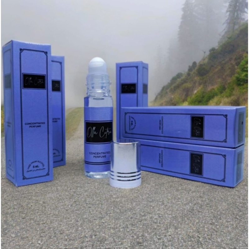 Parfum roll on 6ml-Non alkohol-kemasan kotak