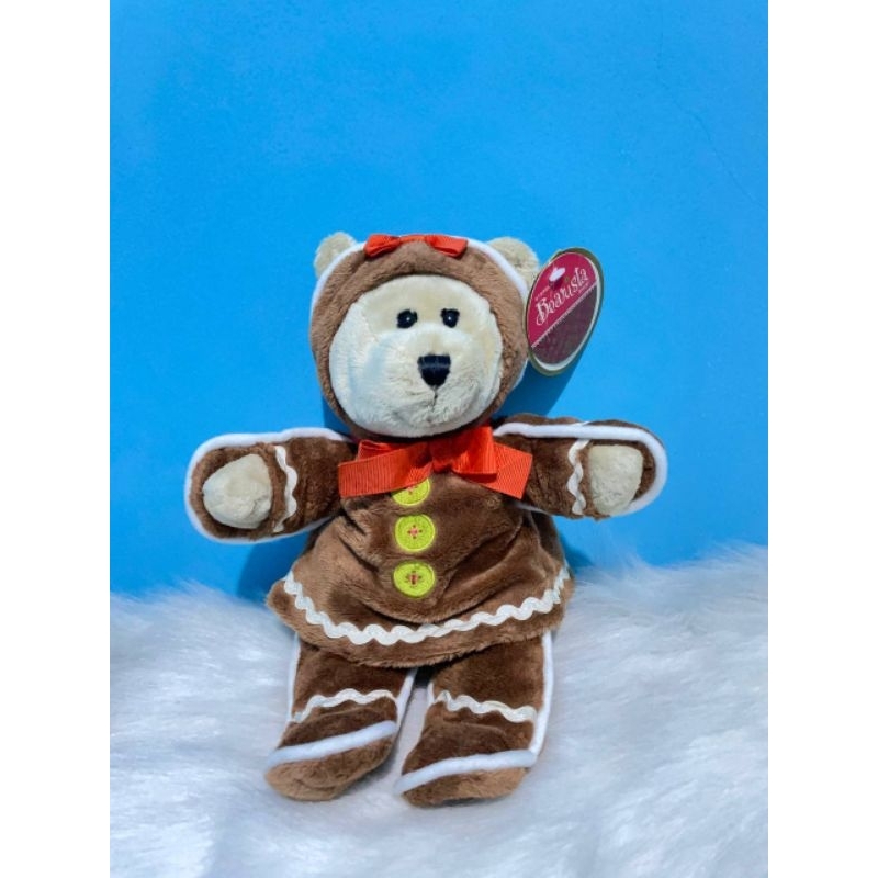 STARBUCKS COFFE 79Th EDITION BEARISTA BEAR | STARBUCKS BEARISTA TEDDY BEAR GIRL GINGERBREAD BEARISTA