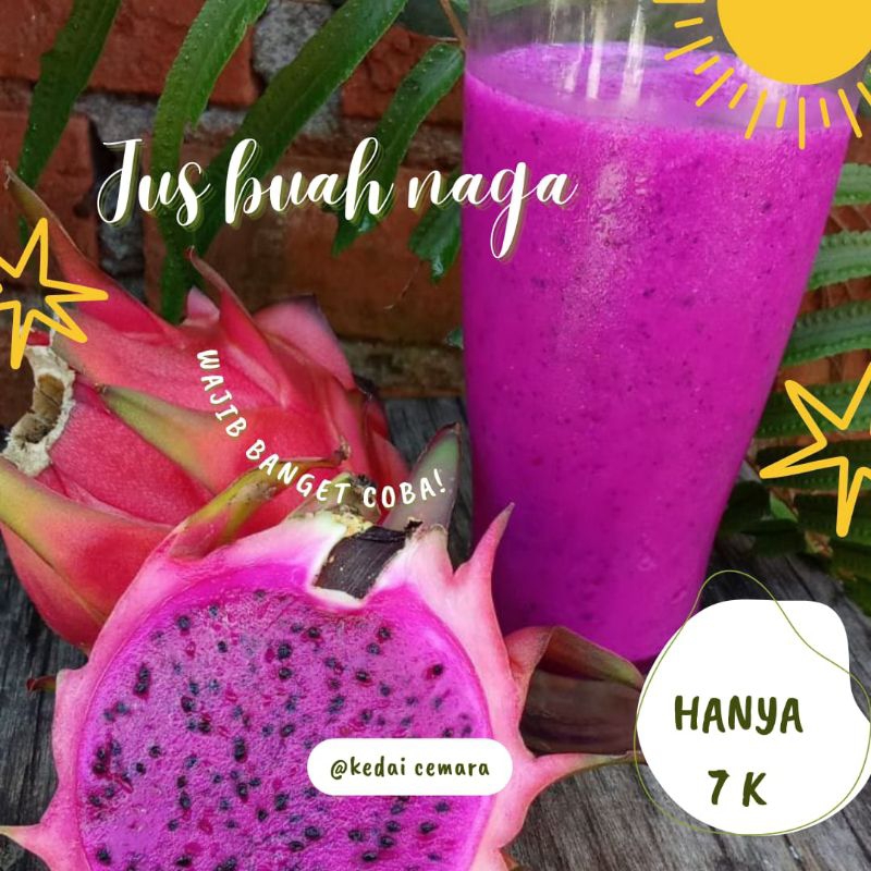 

Jus Buah Naga Kering Hanya 7K