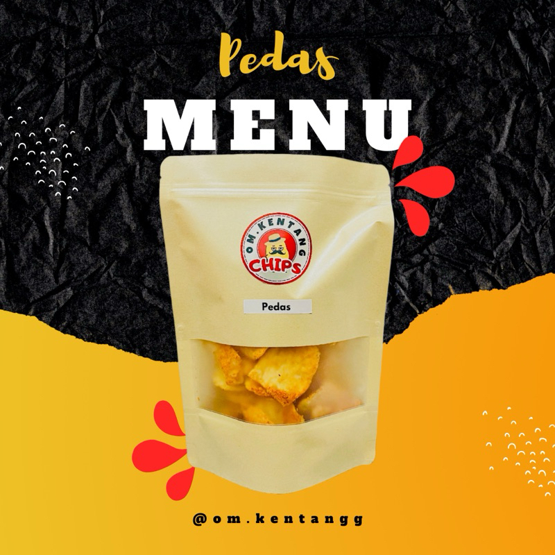 

Om.Kentang Pedas (100gr, 65gr)