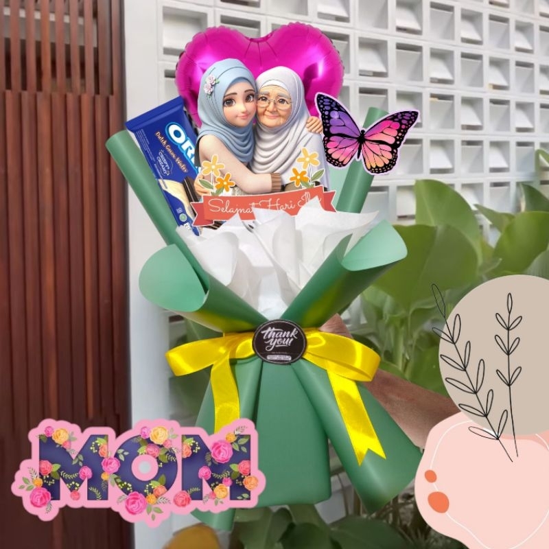 

Buket hari ibu murah meriah mix chocolate