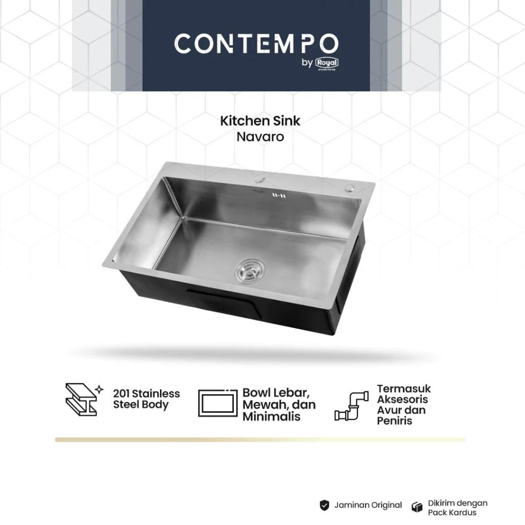 Bak Cuci Piring Royal Contempo Navaro Kitchen Sink Bak Cuci Piring