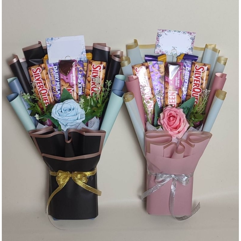 

buket coklat cantik, kado, gift coklat