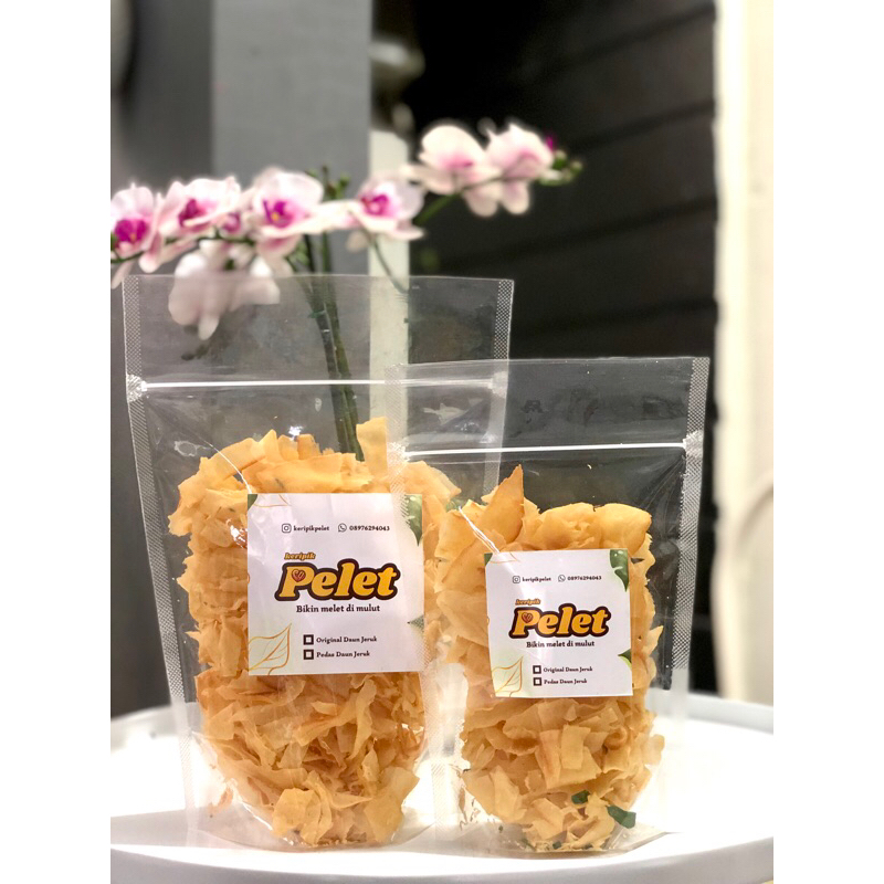 

KERIPIK PELET original daun jeruk