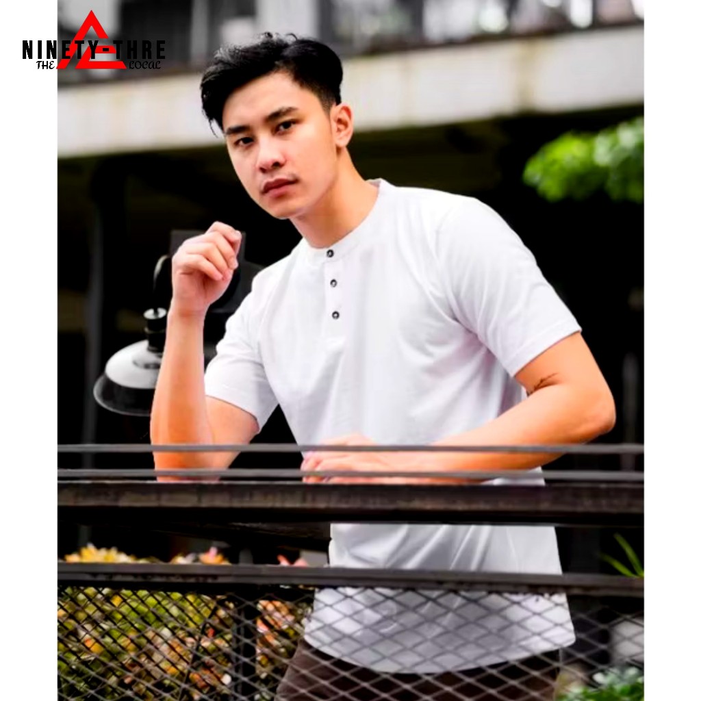 POLO COLARLESS / Kaos Polo / Polo Shanghai Kaos Pria Kaos Putih Pria Korea