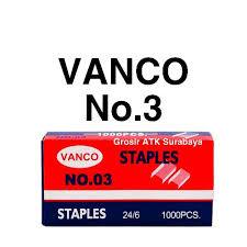 

Isi Staples Vanco Besar No 3