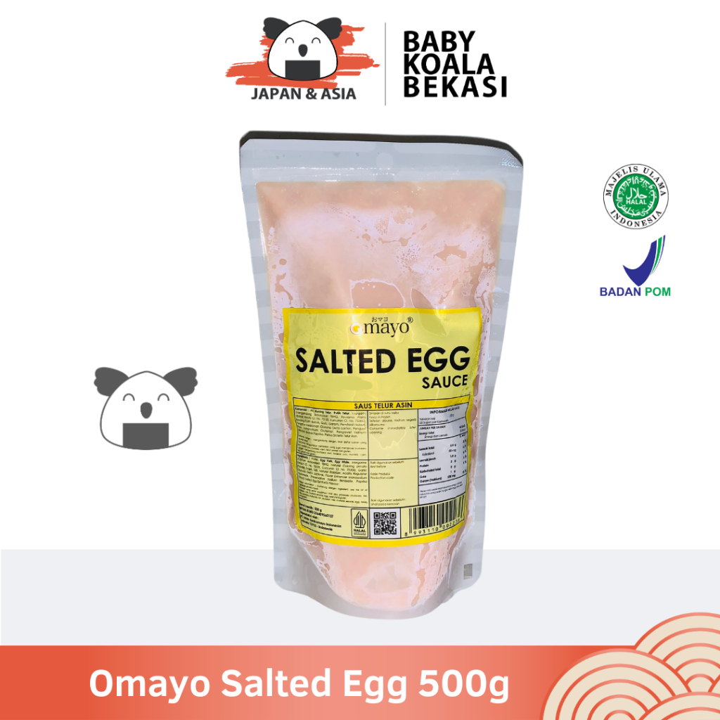 

OMAYO SALTED EGG SAUCE Saus Rasa Telur Asin 500 g Halal │ Frozen - Bekasi