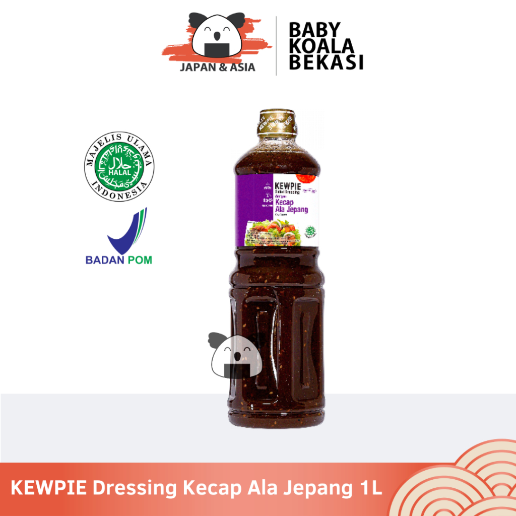 

KEWPIE Salad Dressing Soy Sauce 1 liter │ Saus Salad Kecap Ala Jepang │ Japan Soy Sauce - Bekasi