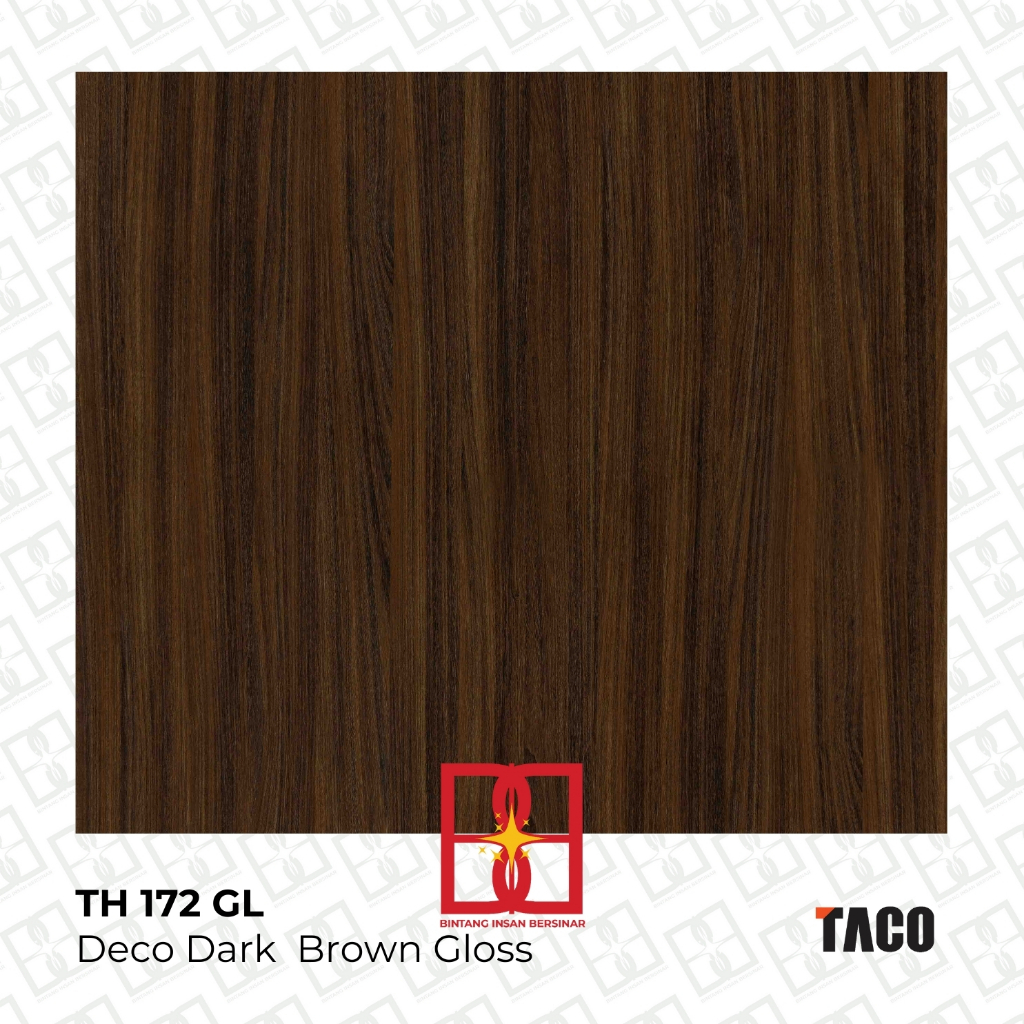 TACO HPL TH 172 GL (Deco Dark Brown Gloss)