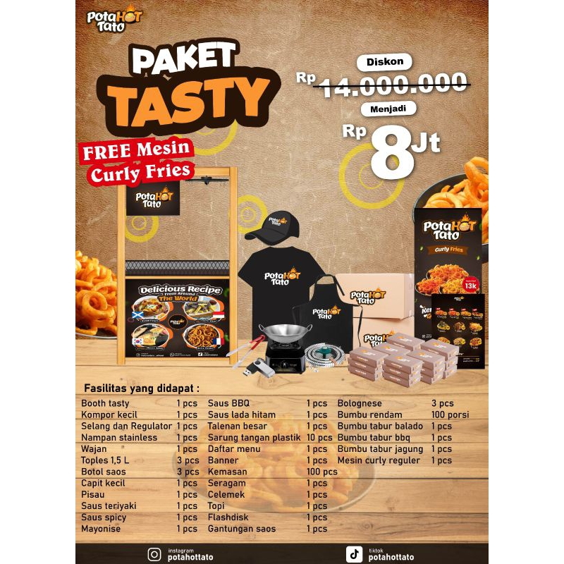 

Paket Tasty POTAHOTTATO